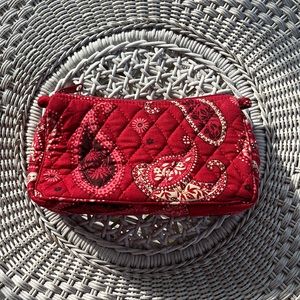 Vera Bradley red paisley small bag